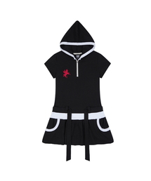 SY BELT LAYERED DRESS(BLACK)