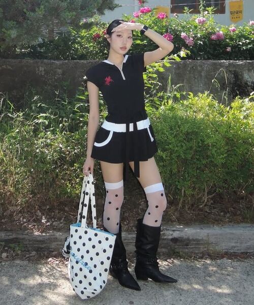 LUVISTRUE（ラヴイズトゥルー）の「SY BELT LAYERED DRESS(BLACK)（ワンピース・レディース・その他・FREE）」の8枚目の写真