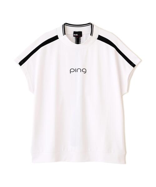 PING(ピン)の「【PING APPAREL】テラカノコ半袖ハイネックシャツ(Tシャツ/カットソー・レディース・ブラック/ホワイト/ベージュ/イエロー・S/LL/L/M)」の20枚目の写真