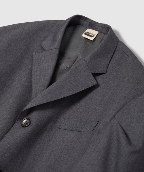 HOLIDAY(ホリデイ)の「WOOL PUFF JACKET ウールパフジャケット(テーラードジャケット・レディース・チャコールグレー・ONE SIZE)」の3枚目の写真