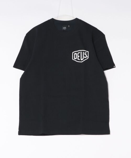 DEUS EX MACHINA（デウスエクスマキナ）の「FRONTAGE TEE（Tシャツ/カットソー・メンズ・ブラック・M/L）」の2枚目の写真