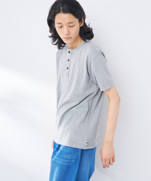 B.C STOCK(ベーセーストック)の「ANTS & ELEPHANTS / アンツアンドエレファンツ ナチュラルフェードヘンリー(Tシャツ/カットソー・メンズ・グレー/ホワイト/ブルー系その他・MEDIUM/LARGE)」の21枚目の写真