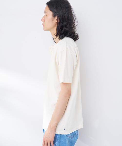 B.C STOCK(ベーセーストック)の「ANTS & ELEPHANTS / アンツアンドエレファンツ ナチュラルフェードヘンリー(Tシャツ/カットソー・メンズ・グレー/ホワイト/ブルー系その他・MEDIUM/LARGE)」の6枚目の写真
