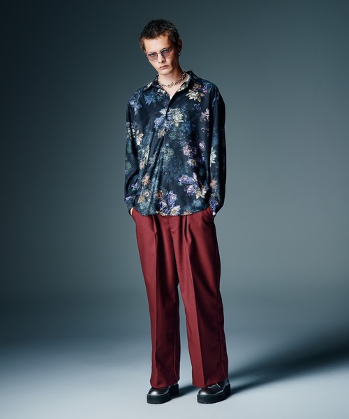 glamb(グラム)の「Nightfall Flower Shirt / ナイトフォールフラワーシャツ(シャツ/ブラウス・メンズ・ブラック/マルチ・S/M/L)」の8枚目の写真