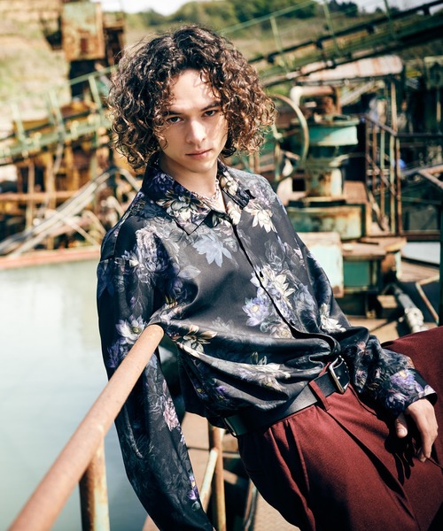 glamb(グラム)の「Nightfall Flower Shirt / ナイトフォールフラワーシャツ(シャツ/ブラウス・メンズ・ブラック/マルチ・S/M/L)」の12枚目の写真
