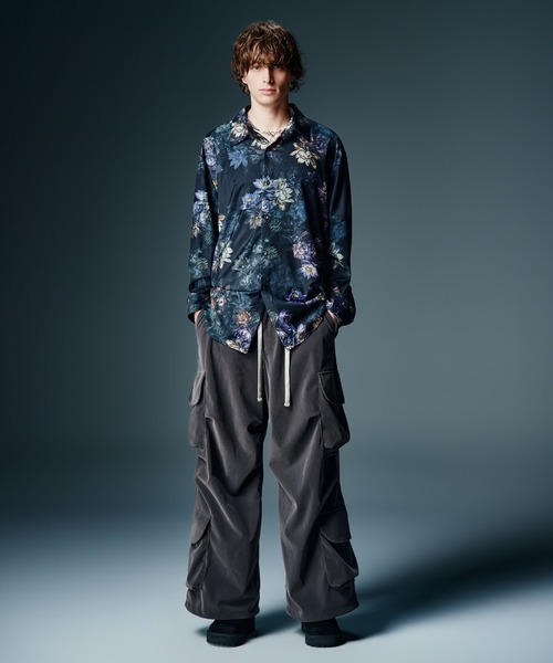 glamb(グラム)の「Nightfall Flower Shirt / ナイトフォールフラワーシャツ(シャツ/ブラウス・メンズ・ブラック/マルチ・S/M/L)」の10枚目の写真