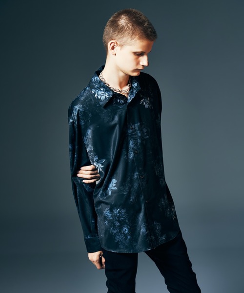 glamb(グラム)の「Nightfall Flower Shirt / ナイトフォールフラワーシャツ(シャツ/ブラウス・メンズ・ブラック/マルチ・S/M/L)」の22枚目の写真