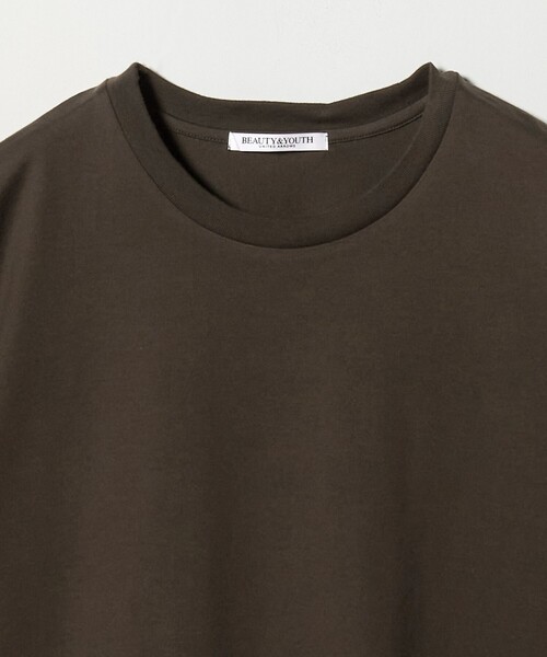 BEAUTY&YOUTH UNITED ARROWS(ビューティーアンドユースユナイテッドアローズ)の「レースドッキング ショートスリーブ Tシャツ(Tシャツ/カットソー・レディース・ダークブラウン/オフホワイト/ブラック・FREE)」の15枚目の写真