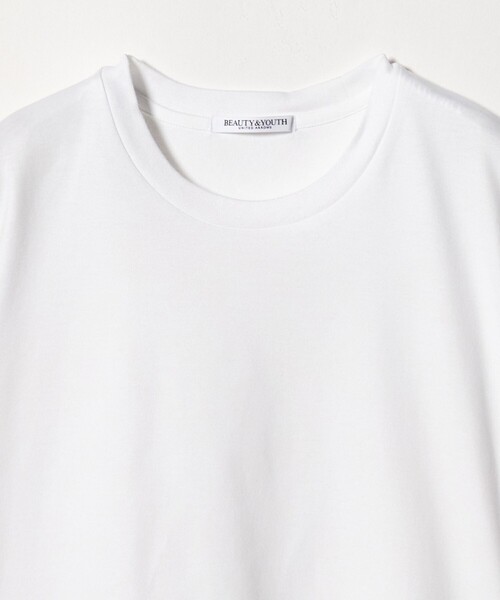 BEAUTY&YOUTH UNITED ARROWS(ビューティーアンドユースユナイテッドアローズ)の「レースドッキング ショートスリーブ Tシャツ(Tシャツ/カットソー・レディース・ダークブラウン/オフホワイト/ブラック・FREE)」の10枚目の写真