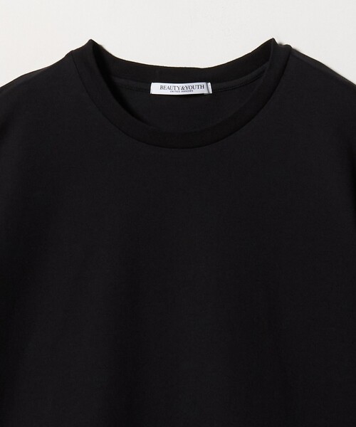 BEAUTY&YOUTH UNITED ARROWS(ビューティーアンドユースユナイテッドアローズ)の「レースドッキング ショートスリーブ Tシャツ(Tシャツ/カットソー・レディース・ダークブラウン/オフホワイト/ブラック・FREE)」の7枚目の写真