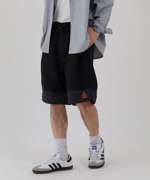 GERRY(ジェリー)の「GERRY ナイロンZIPバイカラーショートパンツ(その他パンツ・メンズ・ブラック系/ブラック×グレー/ブラック×ベージュ/ネイビー系1/ネイビー系2/チャコールグレー×ブラック・M/L/LL/S)」の8枚目の写真