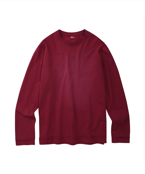 DESIRED(デシレッド)の「デッキウォッシング長袖Tシャツ-FASK5102B07(Tシャツ/カットソー・レディース・ワインレッド・MEDIUM/LARGE/X-LARGE)」の2枚目の写真