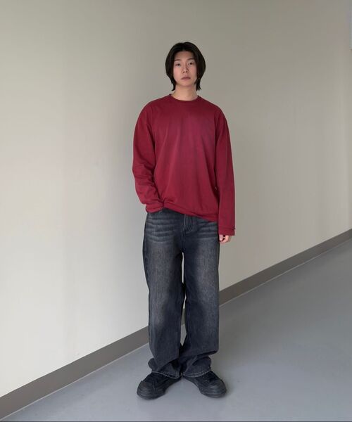 DESIRED(デシレッド)の「デッキウォッシング長袖Tシャツ-FASK5102B07(Tシャツ/カットソー・レディース・ワインレッド・MEDIUM/LARGE/X-LARGE)」の7枚目の写真