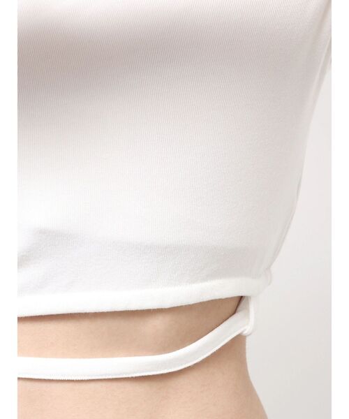 GYDA(ジェイダ)の「Symmetry GYDA design binderトップス(Tシャツ/カットソー・レディース・ブラック/オフホワイト・FREE)」の17枚目の写真