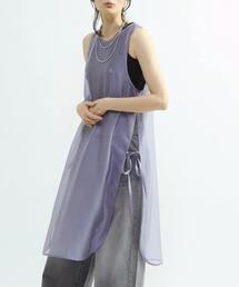ORGANDY LAYERED DRESS