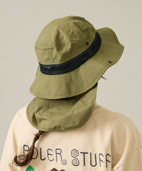 POLeR(ポーラー)の「【POLeR/ポーラー】2WAY DRAW+SUNGUARD BRIM HAT / 2WAYブリムハット / 261MCV0027(ハット・メンズ・グレー/カーキ/ブラック/ネイビー・フリー)」の21枚目の写真
