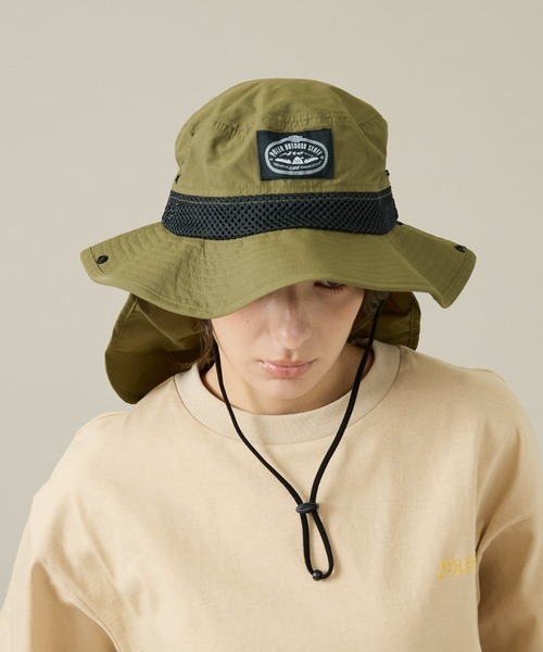 POLeR(ポーラー)の「【POLeR/ポーラー】2WAY DRAW+SUNGUARD BRIM HAT / 2WAYブリムハット / 261MCV0027(ハット・メンズ・グレー/カーキ/ブラック/ネイビー・フリー)」の20枚目の写真