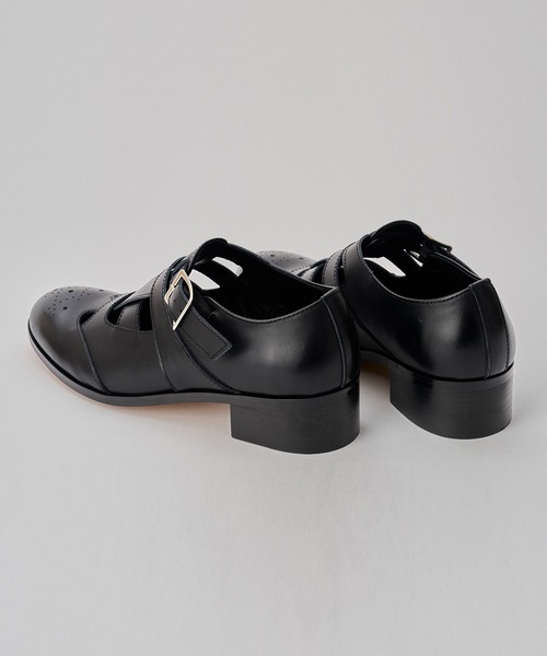 PADRONE(パドローネ)の「【PADRONE/パドローネ】BL GURRKHA SHOES(ドレスシューズ・メンズ・ブラック・41/40/42)」の4枚目の写真