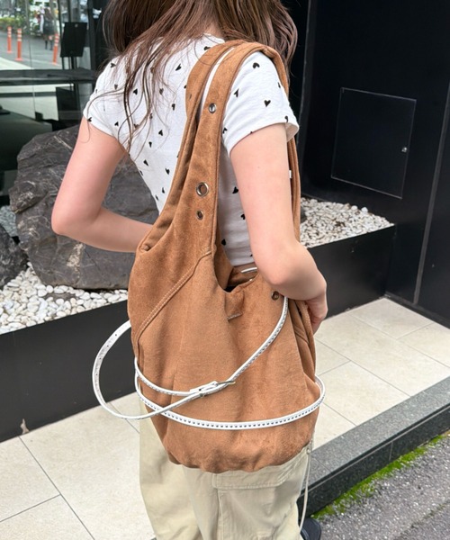 RAY CASSIN（レイカズン）の「ダブルベルト（ベルト・レディース・ブラック/ホワイト・FREE）」の12枚目の写真