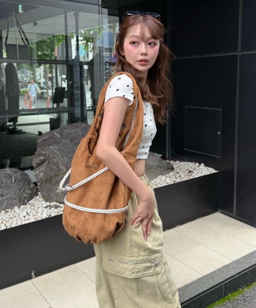 RAY CASSIN（レイカズン）の「ダブルベルト（ベルト・レディース・ブラック/ホワイト・FREE）」の13枚目の写真