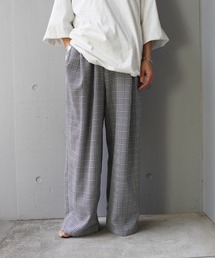 YENN（イエン）の「YENN（イエン）PLAID TUCK EASY PT（その他パンツ）」
