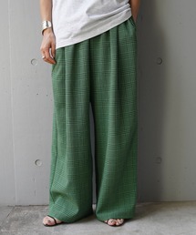 YENN（イエン）の「YENN（イエン）PLAID TUCK EASY PT（その他パンツ）」