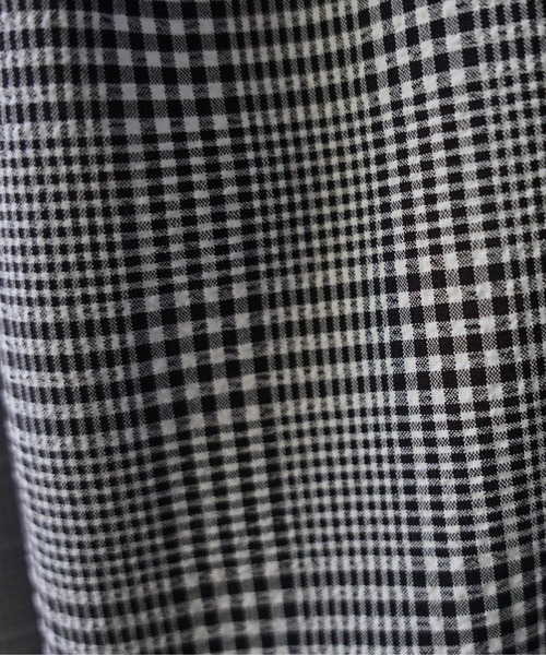 YENN(イエン)の「YENN(イエン)PLAID TUCK EASY PT(その他パンツ・レディース・グレー/グリーン・36/38)」の6枚目の写真
