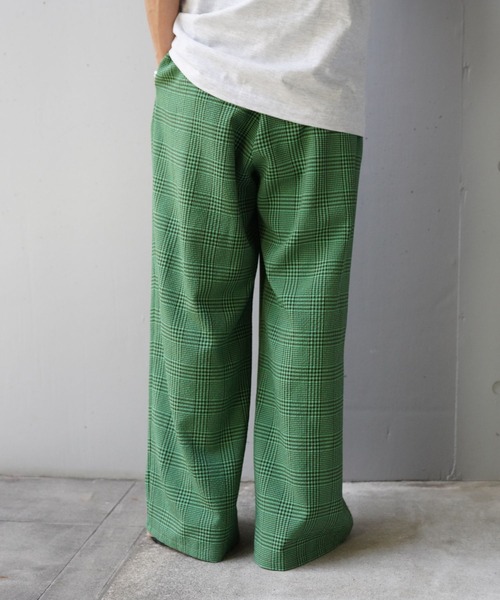 YENN(イエン)の「YENN(イエン)PLAID TUCK EASY PT(その他パンツ・レディース・グレー/グリーン・36/38)」の7枚目の写真