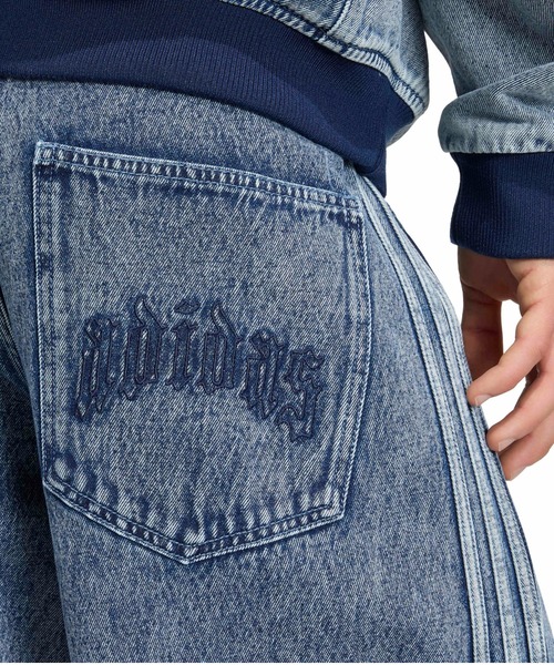 adidas(アディダス)の「adidas MULTICOLOR SST DENIM JEANS STRAIGHT LEG / アディダス マルチ SST デニム ジーンズ(デニムパンツ・メンズ・ライトインディゴブルー・32inch/30inch/34inch/36inch)」の7枚目の写真