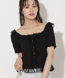 WILLSELECTION | レースフリルカットトップス(Tシャツ/カットソー)