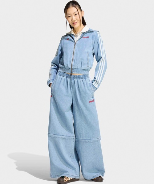 adidas(アディダス)の「adidas/アディダス ORI FIREBIRD REG DENIM オリ ファイヤーバード レグ スリーストライプス デニムジャケット レディース 秋 秋服 2026年秋冬(ジャージ・レディース・ブルー・S/M/L/XS)」の5枚目の写真