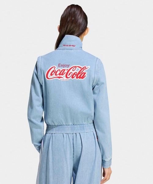 adidas(アディダス)の「adidas/アディダス ORI FIREBIRD REG DENIM オリ ファイヤーバード レグ スリーストライプス デニムジャケット レディース 秋 秋服 2026年秋冬(ジャージ・レディース・ブルー・S/M/L/XS)」の4枚目の写真