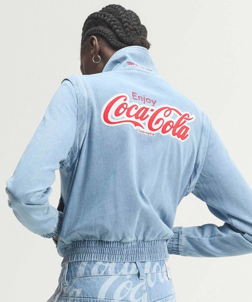 adidas(アディダス)の「adidas/アディダス ORI FIREBIRD REG DENIM オリ ファイヤーバード レグ スリーストライプス デニムジャケット レディース 秋 秋服 2026年秋冬(ジャージ・レディース・ブルー・S/M/L/XS)」の10枚目の写真