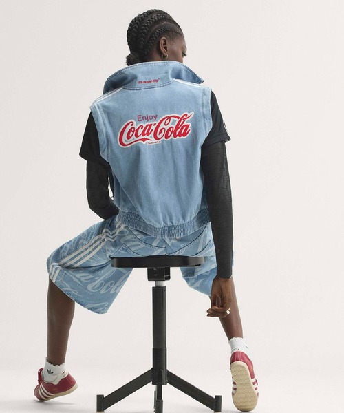 adidas(アディダス)の「adidas/アディダス ORI FIREBIRD REG DENIM オリ ファイヤーバード レグ スリーストライプス デニムジャケット レディース 秋 秋服 2026年秋冬(ジャージ・レディース・ブルー・S/M/L/XS)」の12枚目の写真