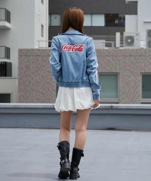 adidas(アディダス)の「adidas/アディダス ORI FIREBIRD REG DENIM オリ ファイヤーバード レグ スリーストライプス デニムジャケット レディース 秋 秋服 2026年秋冬(ジャージ・レディース・ブルー・S/M/L/XS)」の16枚目の写真