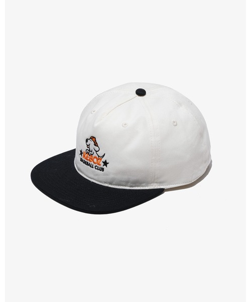 KEBOZ(ケボズ)の「YIB 5 PANEL CAP(キャップ・メンズ・オリーブ/ホワイト×ブラック/ホワイト×ネイビー・FREE)」の2枚目の写真