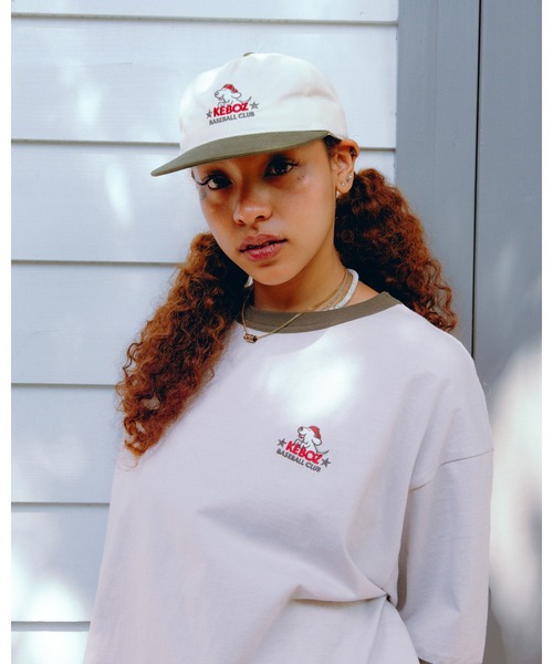 KEBOZ(ケボズ)の「YIB 5 PANEL CAP(キャップ・メンズ・オリーブ/ホワイト×ブラック/ホワイト×ネイビー・FREE)」の7枚目の写真