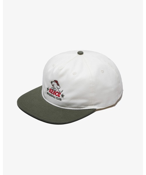 KEBOZ(ケボズ)の「YIB 5 PANEL CAP(キャップ・メンズ・オリーブ/ホワイト×ブラック/ホワイト×ネイビー・FREE)」の18枚目の写真