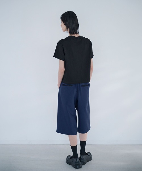 Nora Lily elle(ノラリリーエル)の「hazy tee(Tシャツ/カットソー・レディース・ホワイト/ブラック/ライトブルー・FREE)」の15枚目の写真