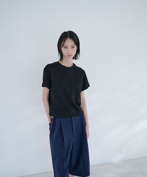 Nora Lily elle(ノラリリーエル)の「hazy tee(Tシャツ/カットソー・レディース・ホワイト/ブラック/ライトブルー・FREE)」の20枚目の写真