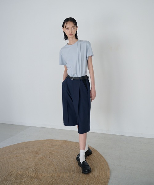 Nora Lily elle(ノラリリーエル)の「hazy tee(Tシャツ/カットソー・レディース・ホワイト/ブラック/ライトブルー・FREE)」の11枚目の写真