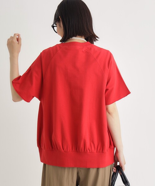 HONEYSUCKLE ROSE（ハニーサックルローズ）の「【スウェッティ】カレッジロゴプルオーバー（Tシャツ/カットソー・レディース・レッド系2/ブラック系/ホワイト系3・04/05）」の6枚目の写真