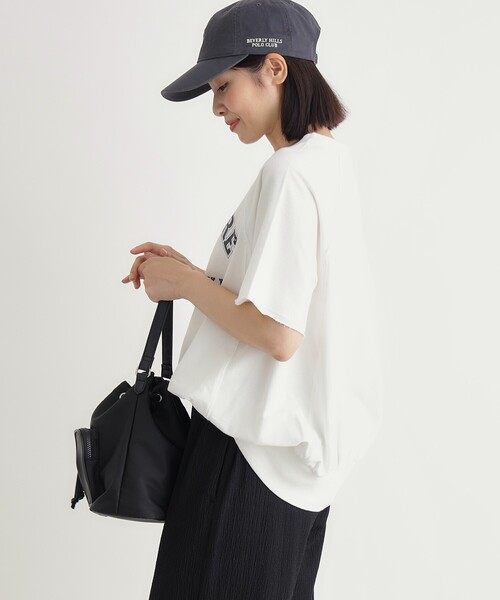 HONEYSUCKLE ROSE（ハニーサックルローズ）の「【スウェッティ】カレッジロゴプルオーバー（Tシャツ/カットソー・レディース・レッド系2/ブラック系/ホワイト系3・04/05）」の10枚目の写真