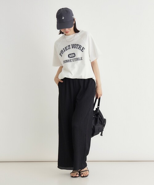HONEYSUCKLE ROSE（ハニーサックルローズ）の「【スウェッティ】カレッジロゴプルオーバー（Tシャツ/カットソー・レディース・レッド系2/ブラック系/ホワイト系3・04/05）」の13枚目の写真