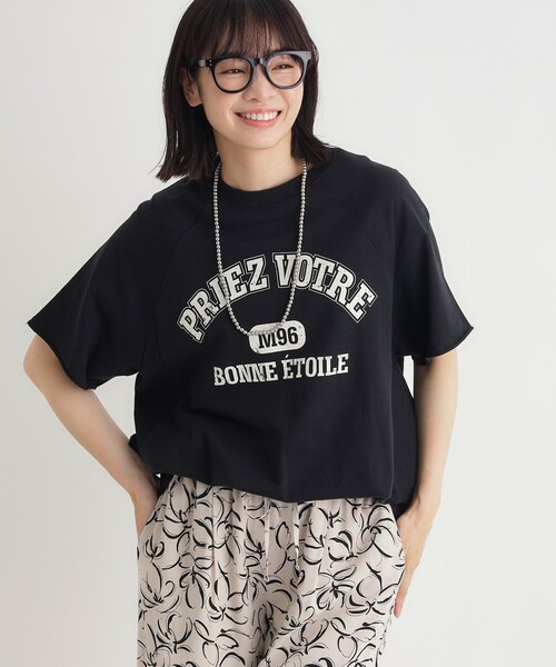 HONEYSUCKLE ROSE（ハニーサックルローズ）の「【スウェッティ】カレッジロゴプルオーバー（Tシャツ/カットソー・レディース・レッド系2/ブラック系/ホワイト系3・04/05）」の14枚目の写真