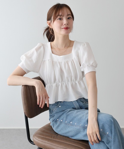 Back Ribbon Garage Blouse — блуза с бантом на спине