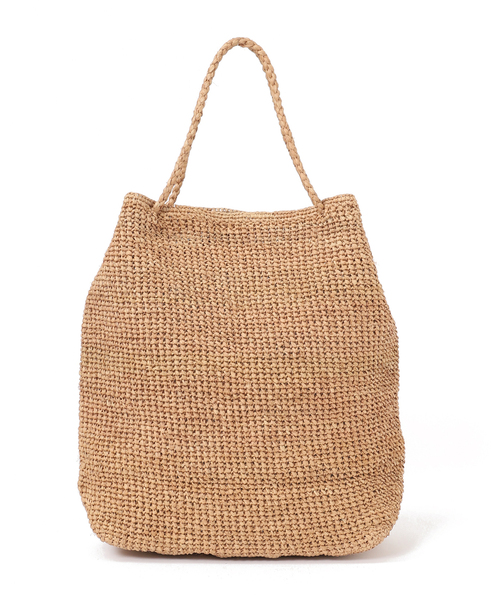 plage(プラージュ)の「別注 RAFFIA KAGIAMI バッグ(トートバッグ・レディース・ベージュ・FREE)」の2枚目の写真