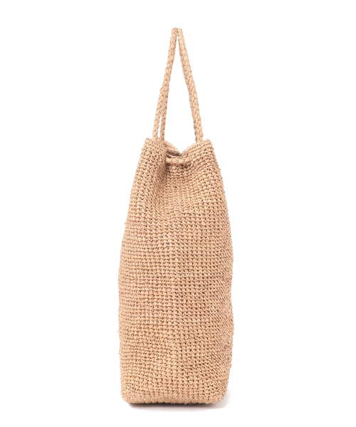 plage(プラージュ)の「別注 RAFFIA KAGIAMI バッグ(トートバッグ・レディース・ベージュ・FREE)」の3枚目の写真