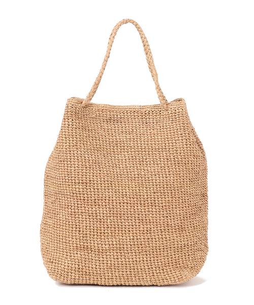 plage(プラージュ)の「別注 RAFFIA KAGIAMI バッグ(トートバッグ・レディース・ベージュ・FREE)」の4枚目の写真