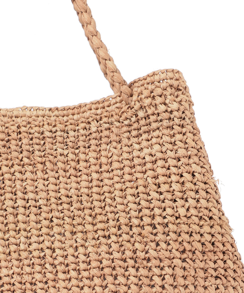 plage(プラージュ)の「別注 RAFFIA KAGIAMI バッグ(トートバッグ・レディース・ベージュ・FREE)」の9枚目の写真